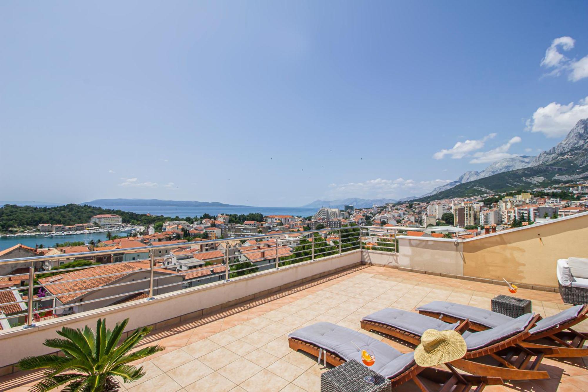 Apartments Villa Flamingo Makarska Eksteriør billede